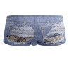 CandyMan Shorty Cowboy Denim Bleu